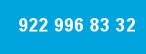 922 996 83 32 922 996 83 32